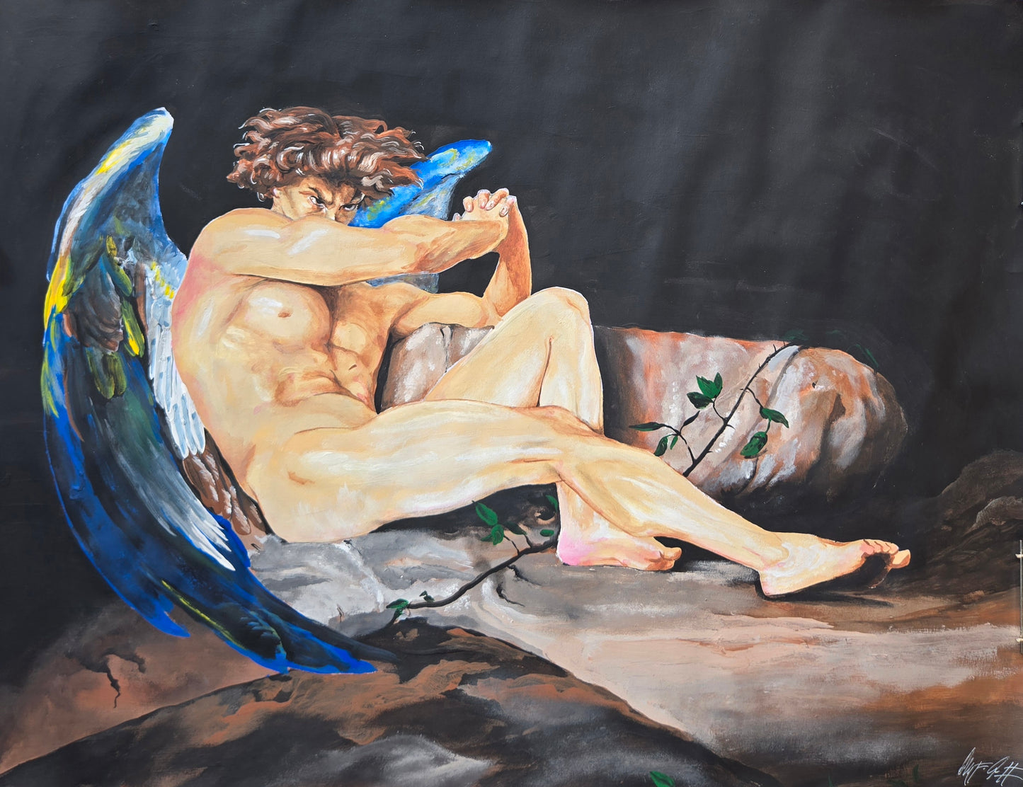 FALLEN ANGEL. 2026. Photo paper poster